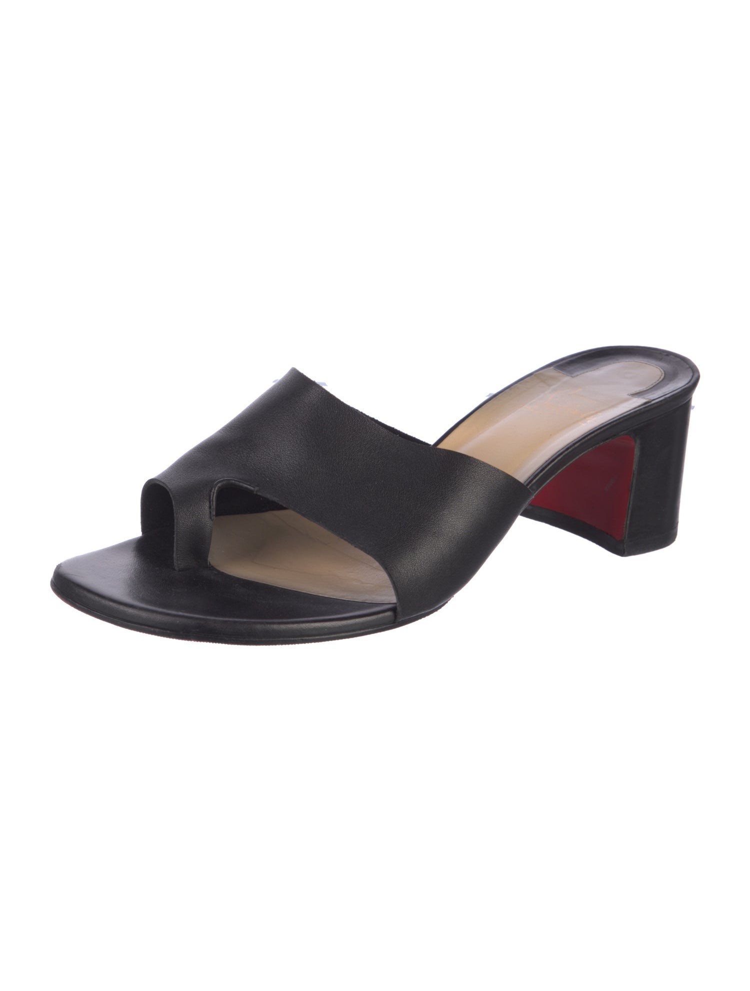 Christian Louboutin Viberta 55 Leather Slides