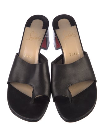 Christian Louboutin Viberta 55 Leather Slides