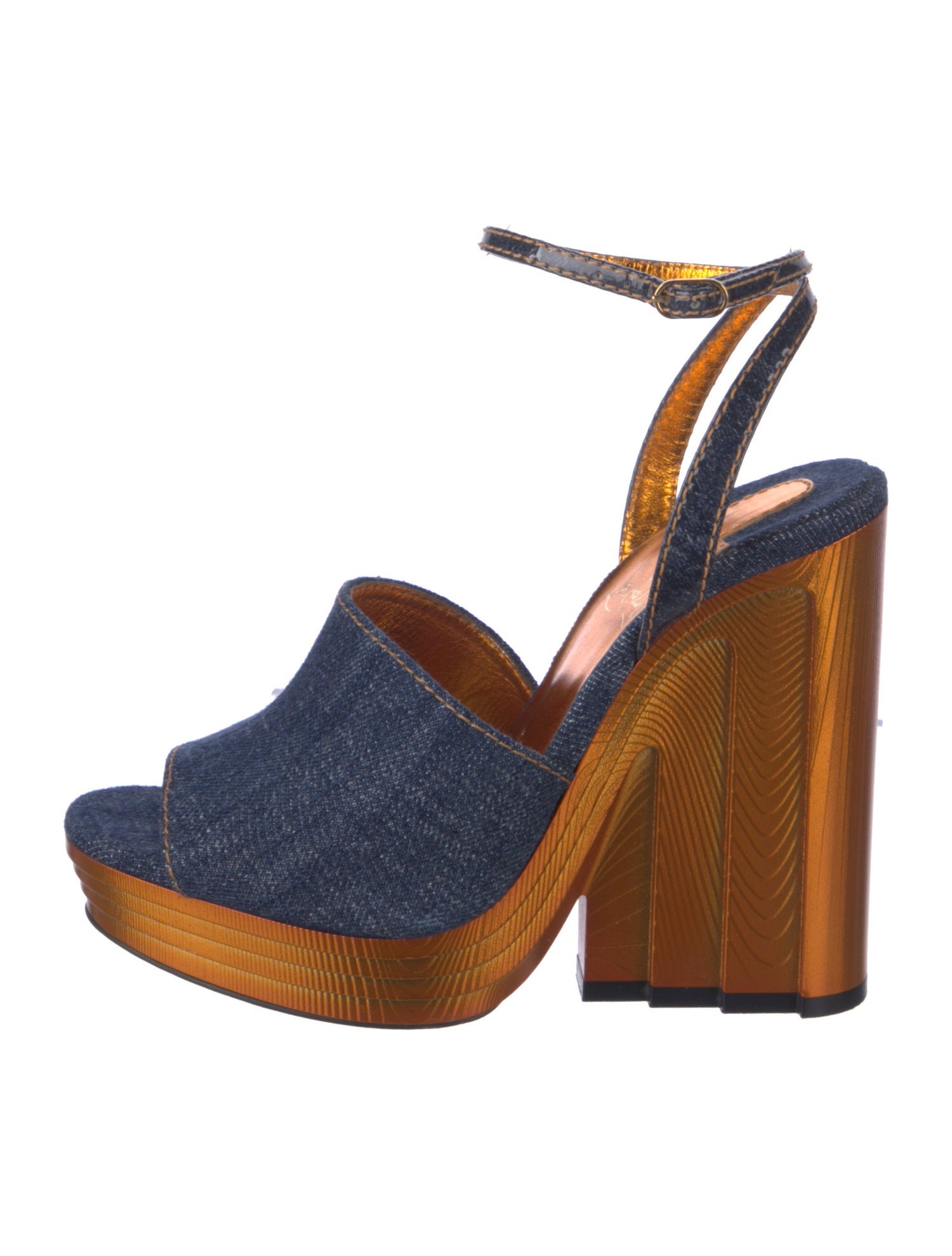 Christian Louboutin Denim Sandals