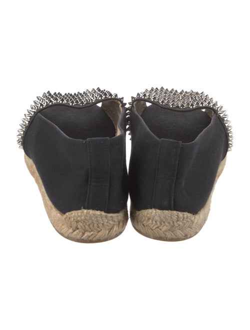 Christian Louboutin Canvas Colorblock Pattern Espadrilles