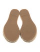 Christian Dior Jute Embroidered Accent Espadrilles