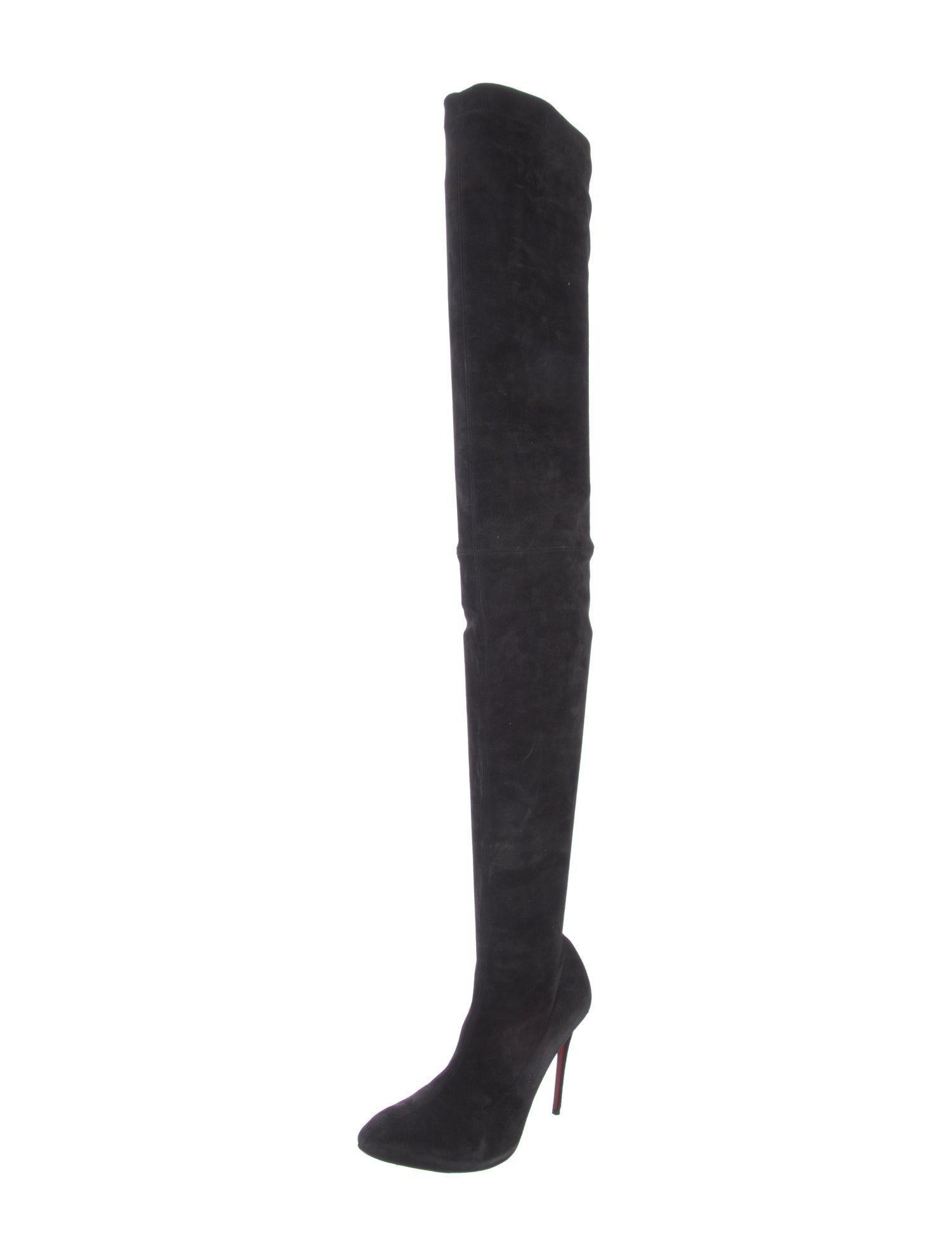 Christian Louboutin Suede Sock Boots