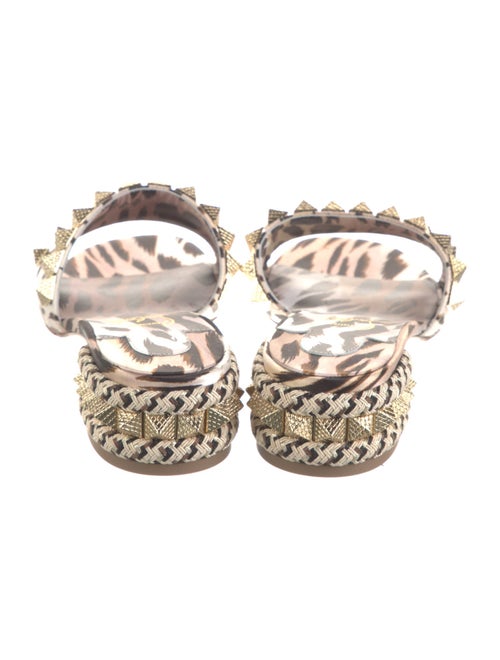 Christian Louboutin Animal Print Slides