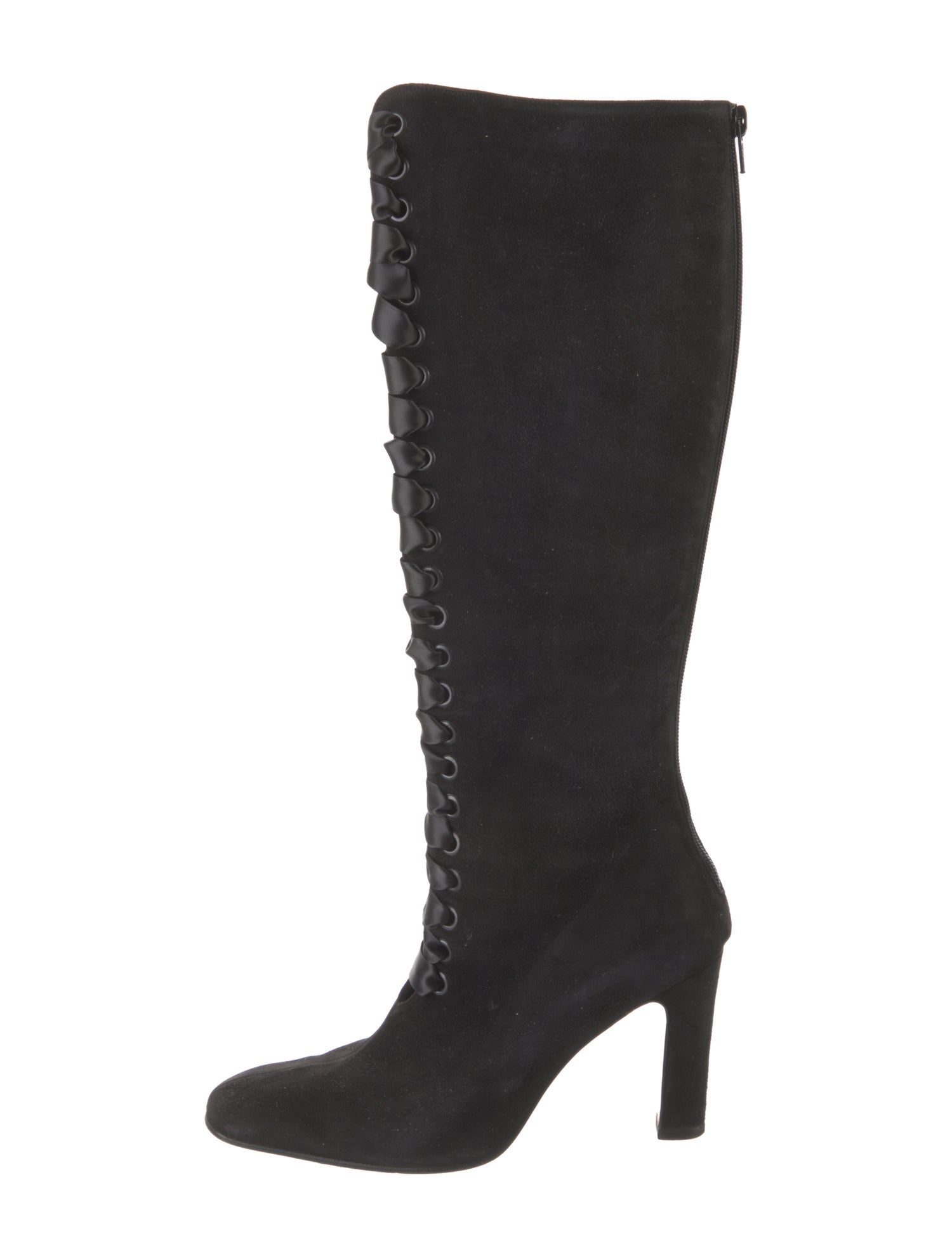 Christian Louboutin Vintage Suede Lace-Up Boots