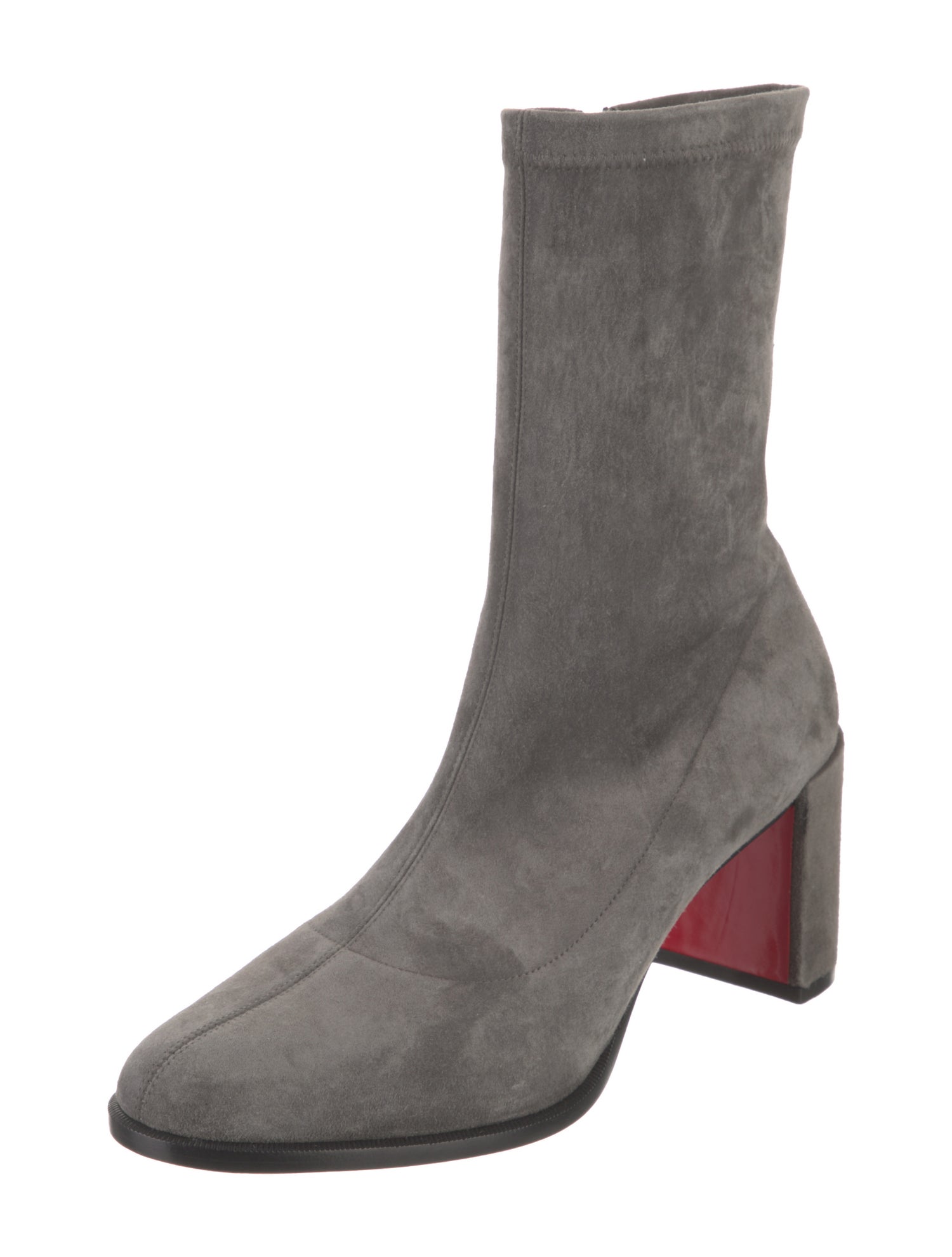 Christian Louboutin Suede Sock Boots