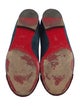 Christian Louboutin Velvet Colorblock Pattern Loafers