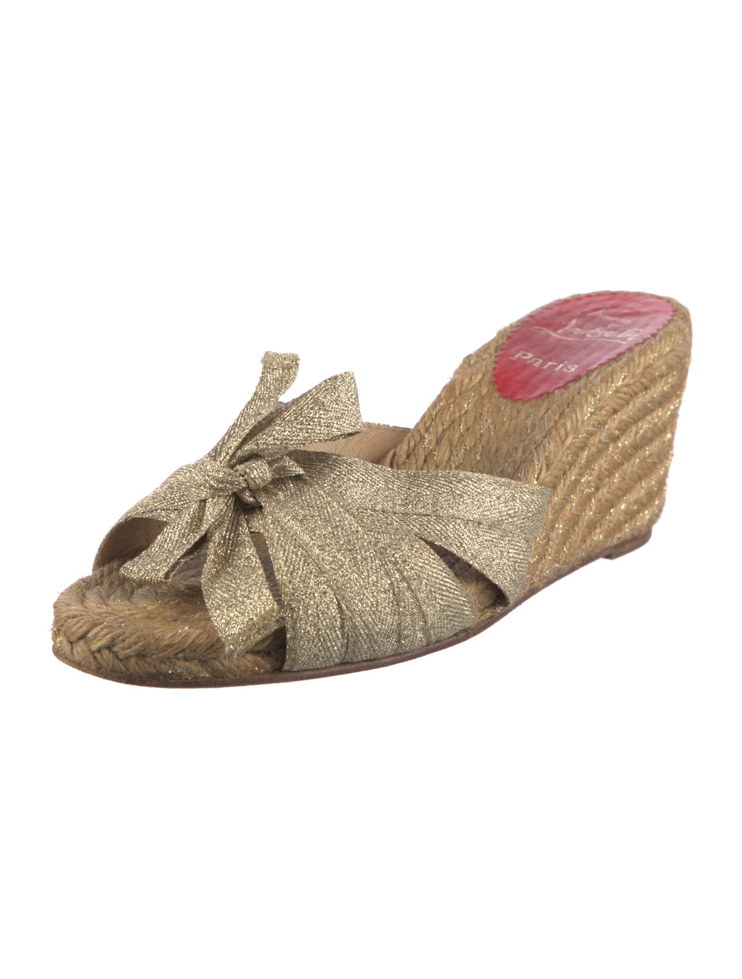 Christian Louboutin Bow Accents Espadrilles