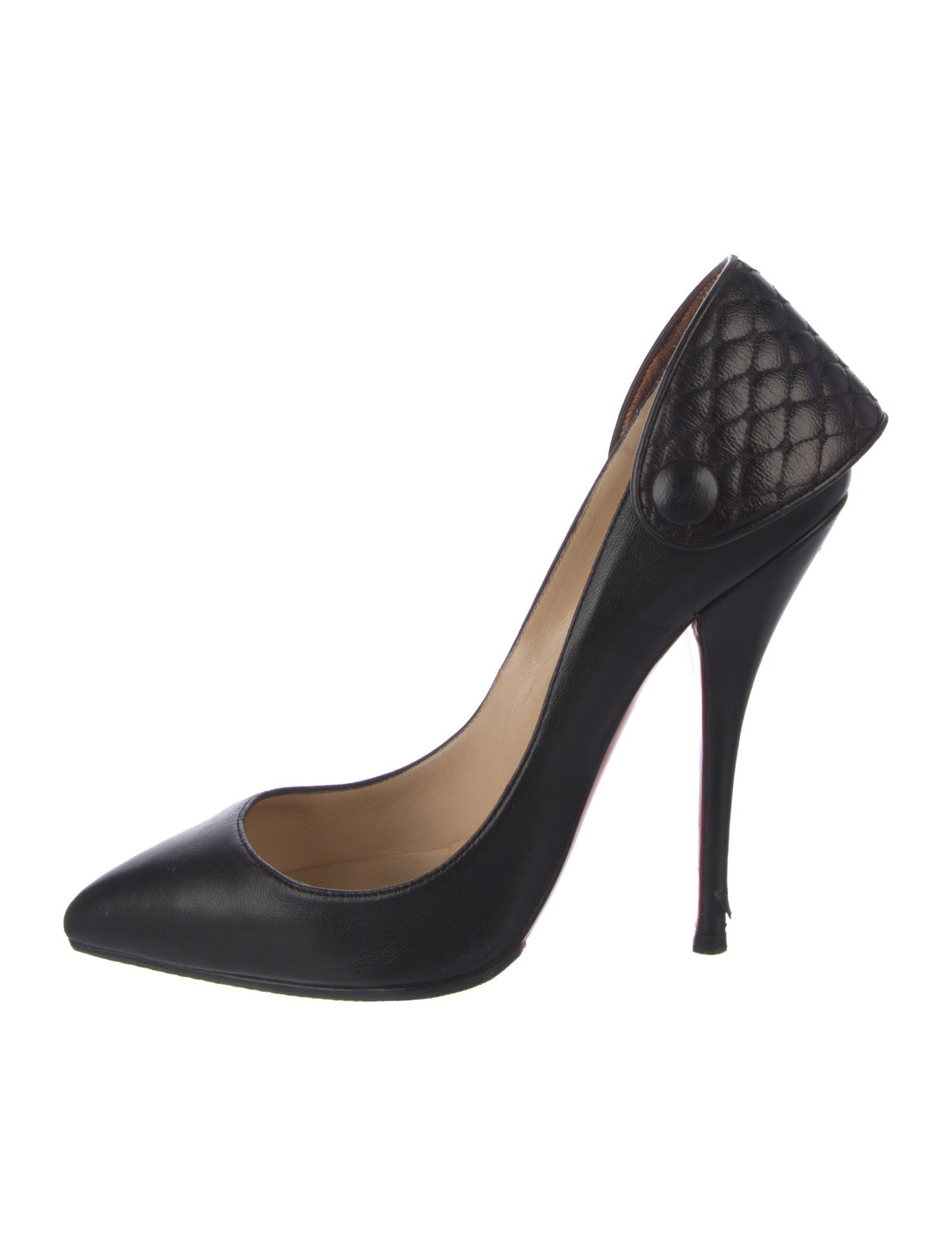 Christian Louboutin Leather Slingback Pumps