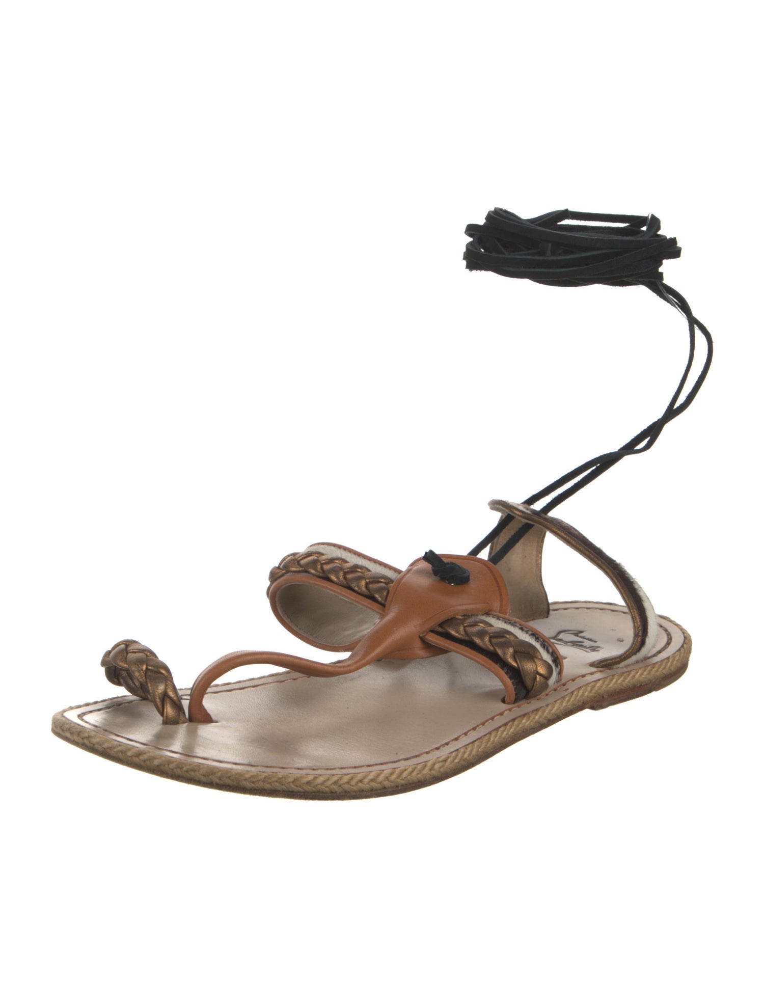 Christian Louboutin Leather Gladiator Sandals