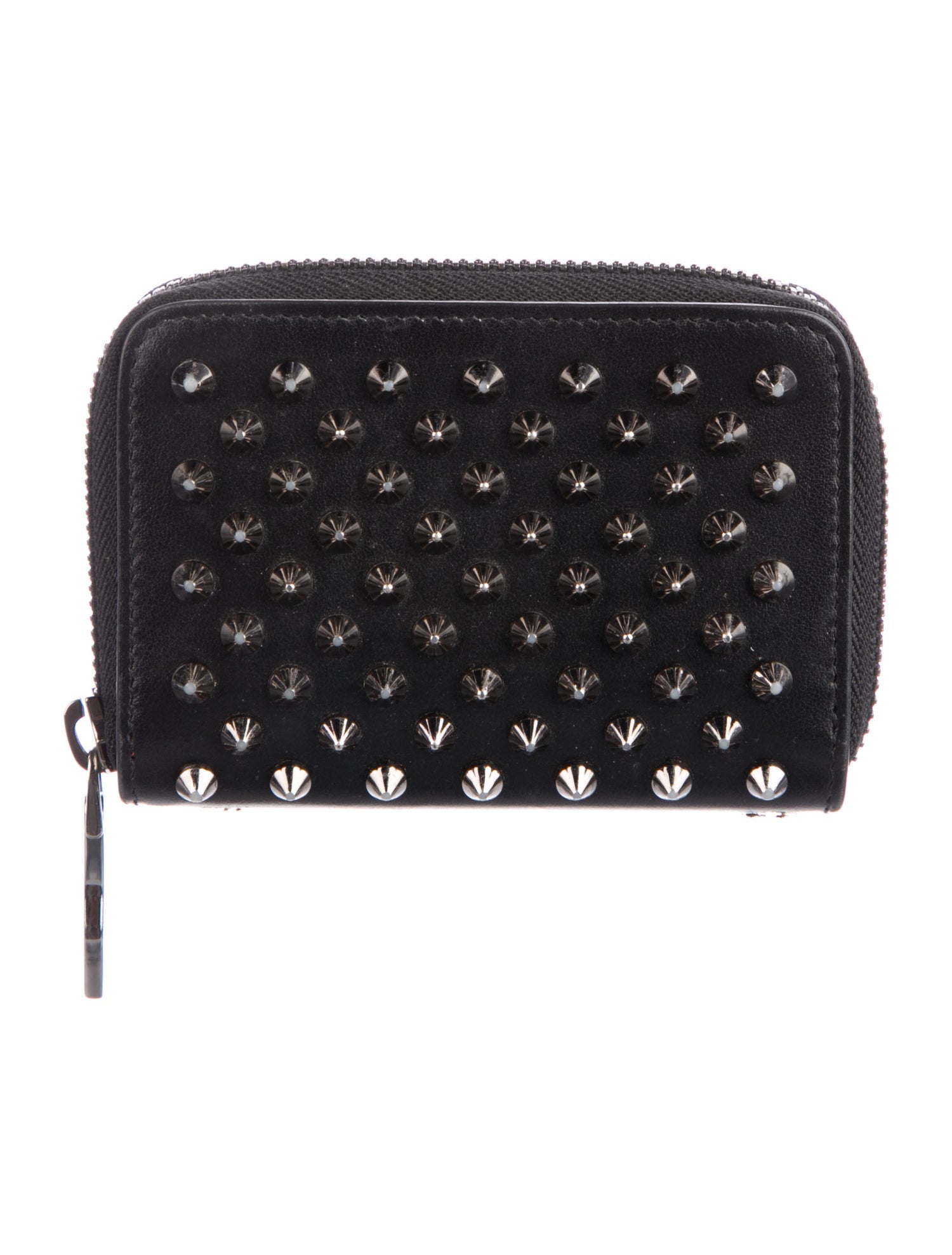 Christian Louboutin Spike Accents Leather Wallet