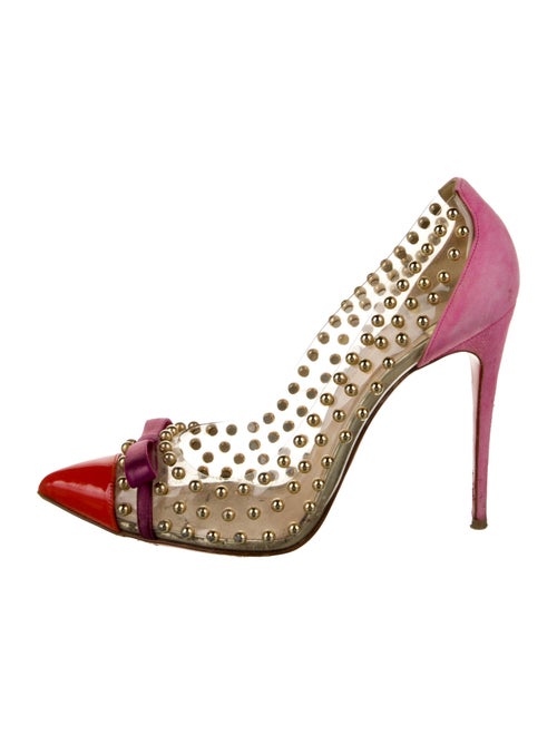 Christian Louboutin PVC Bow Accents Pumps