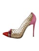 Christian Louboutin PVC Bow Accents Pumps