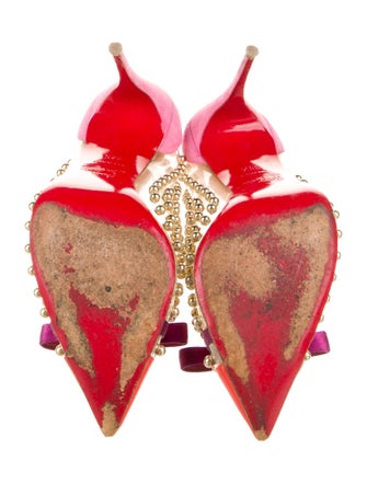 Christian Louboutin PVC Bow Accents Pumps