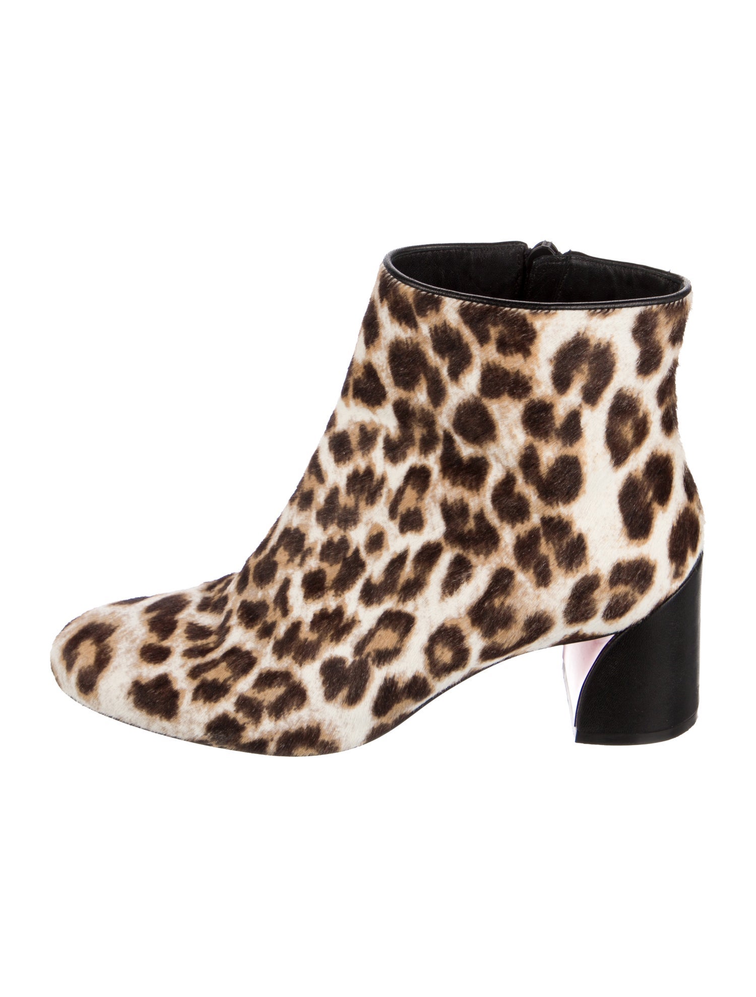 Christian Louboutin Ponyhair Animal Print Boots