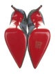 Christian Louboutin Suede Printed Pumps
