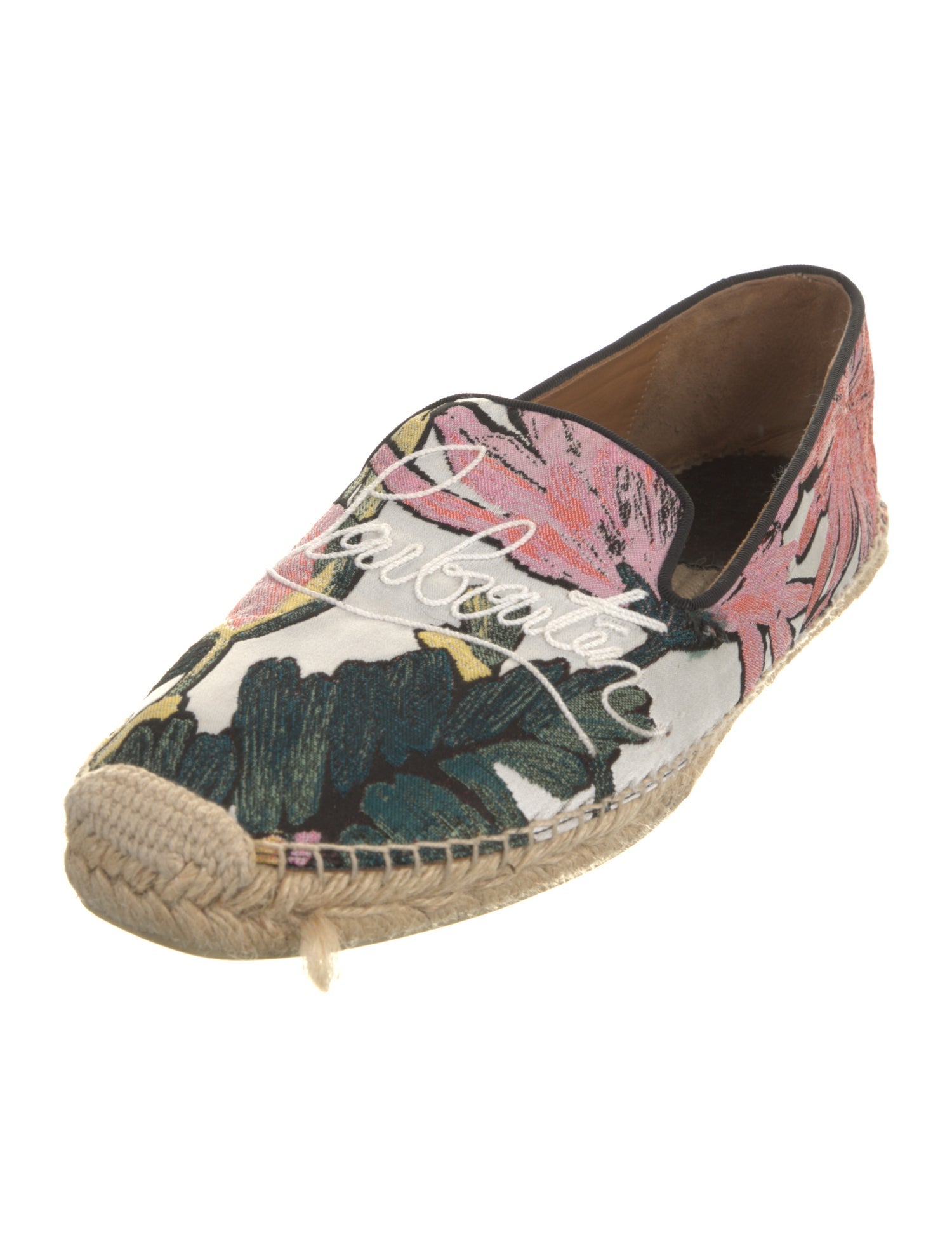 Christian Louboutin Canvas Floral Print Espadrilles