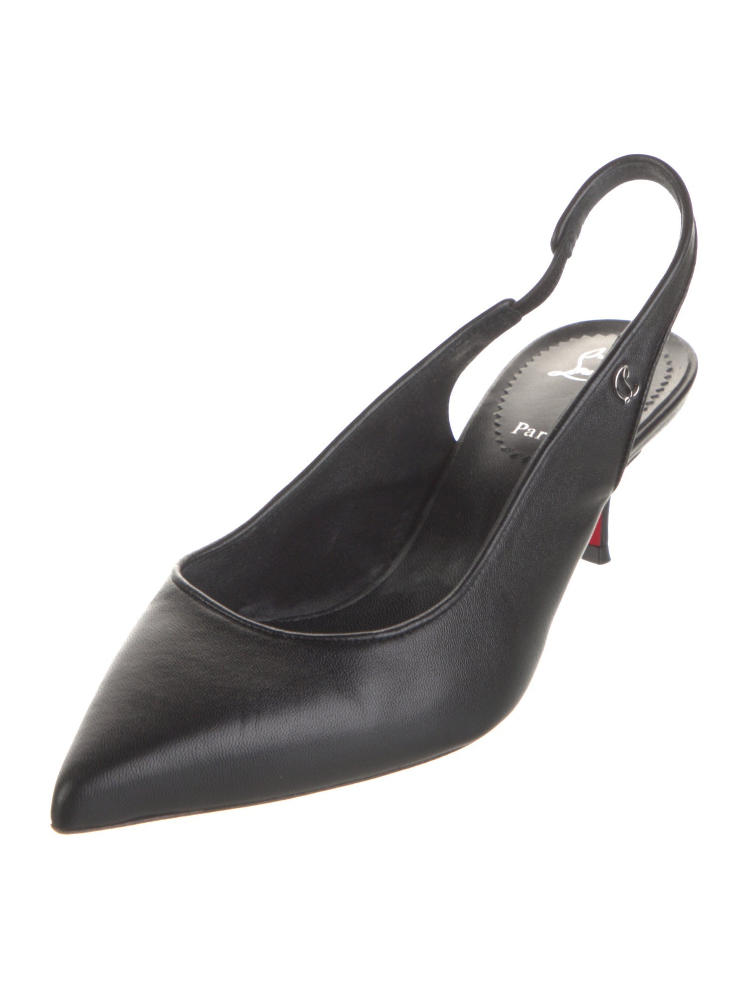 Christian Louboutin Leather Slingback Pumps