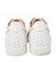 Christian Louboutin Spike Accents Leather Sneakers