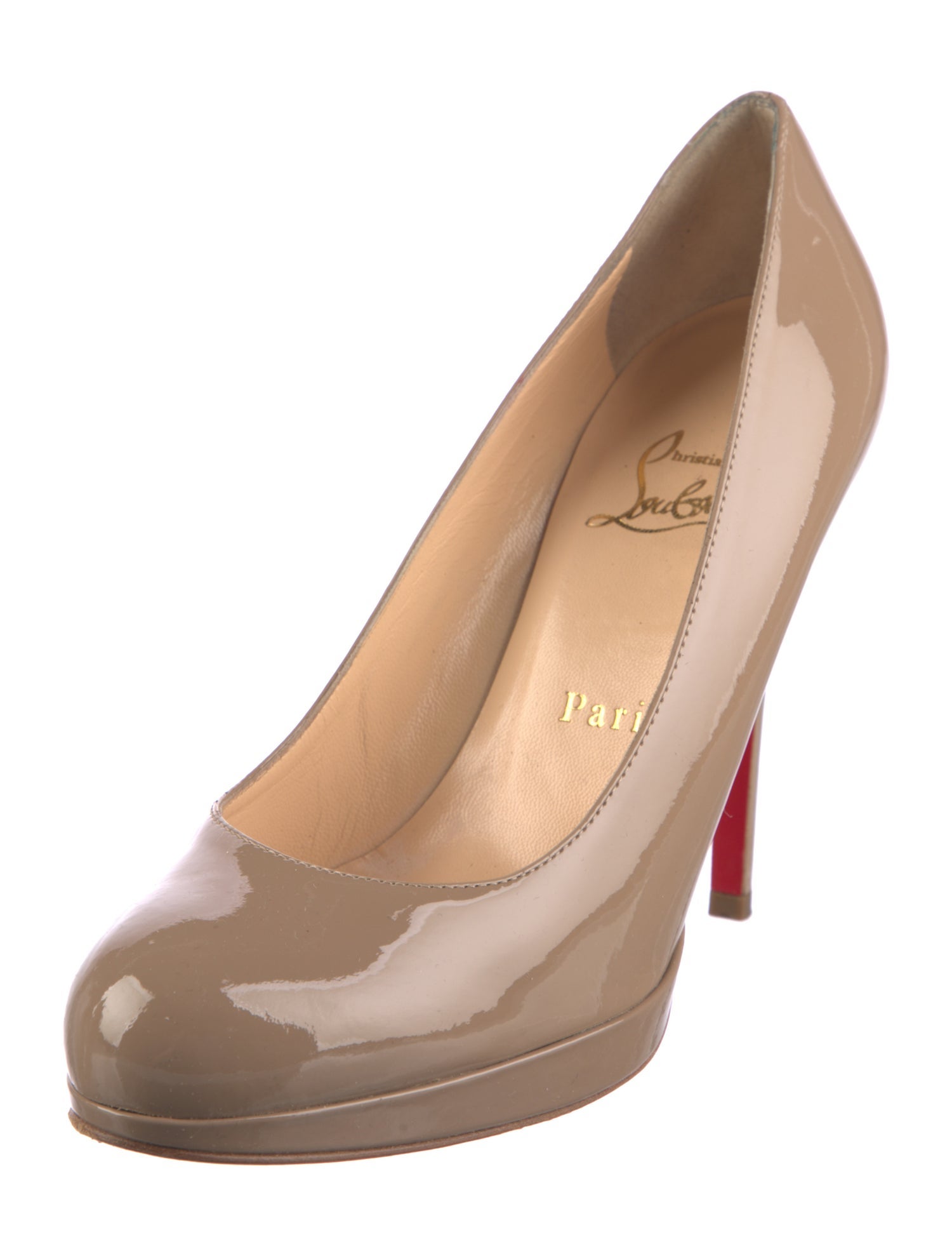 Christian Louboutin New Simple 120 Patent Leather Pumps