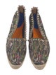Christian Louboutin Spike Accents Canvas Espadrilles