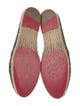 Christian Louboutin Spike Accents Canvas Espadrilles