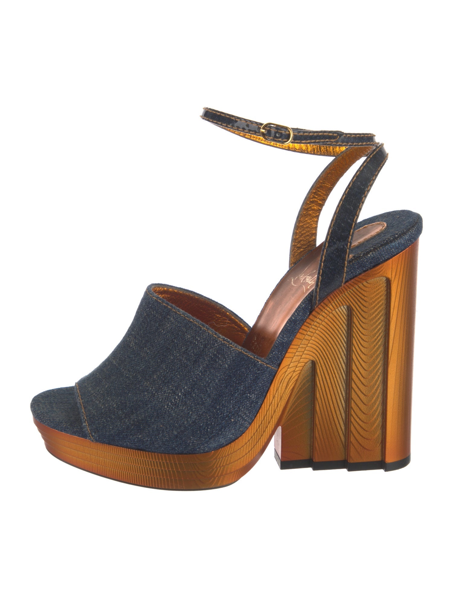 Christian Louboutin Denim Sandals