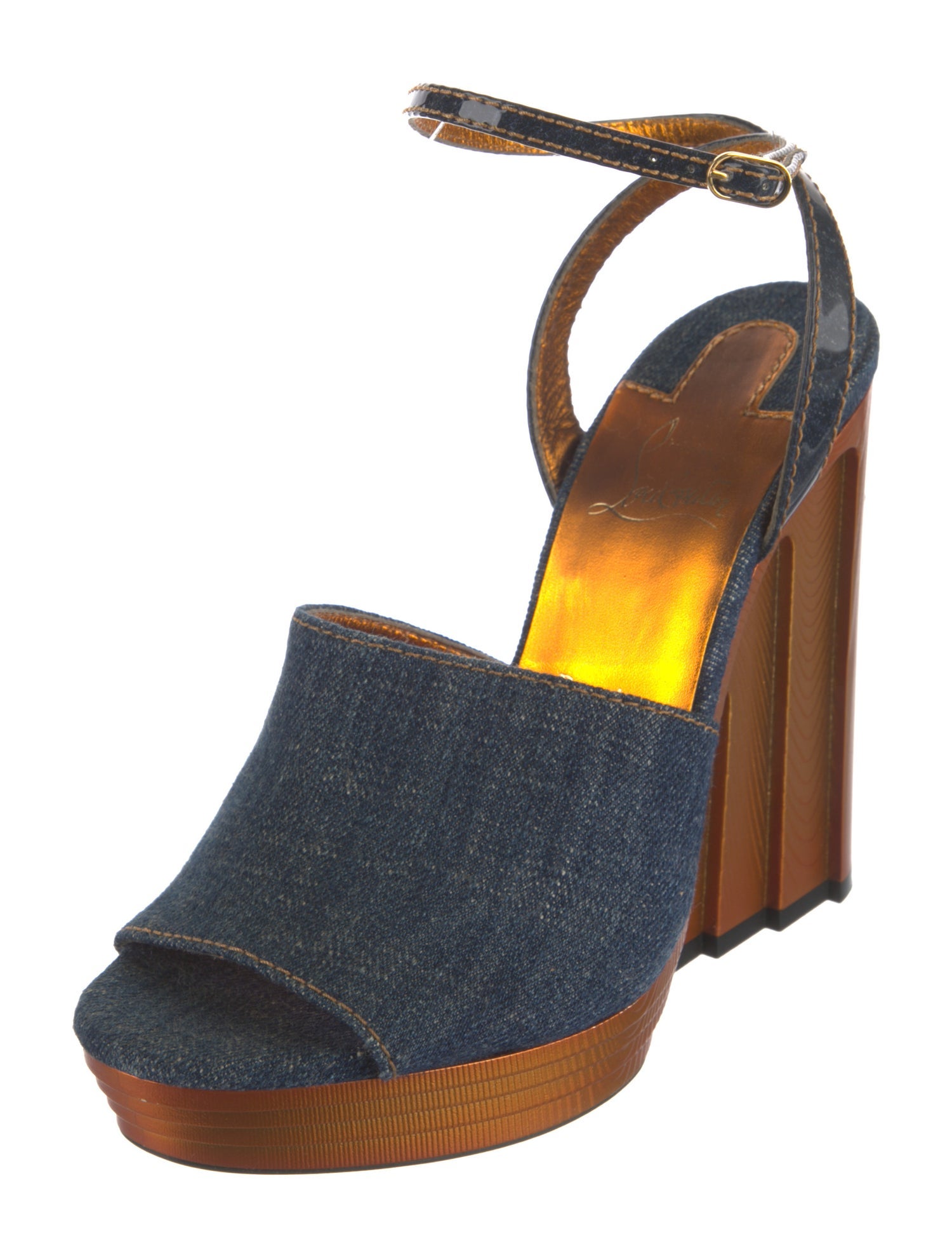 Christian Louboutin Denim Sandals