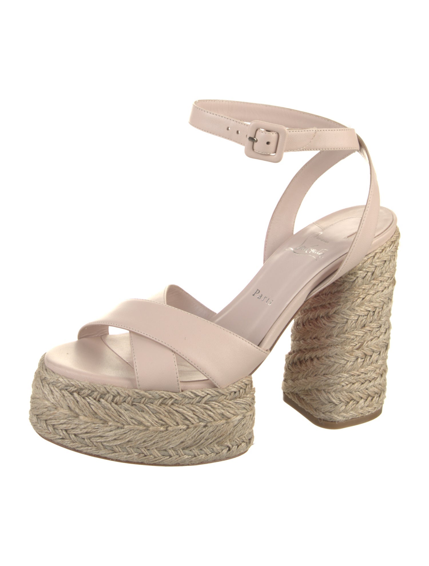 Christian Louboutin Leather Espadrilles