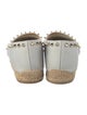 Christian Louboutin Spike Accents Canvas Espadrilles