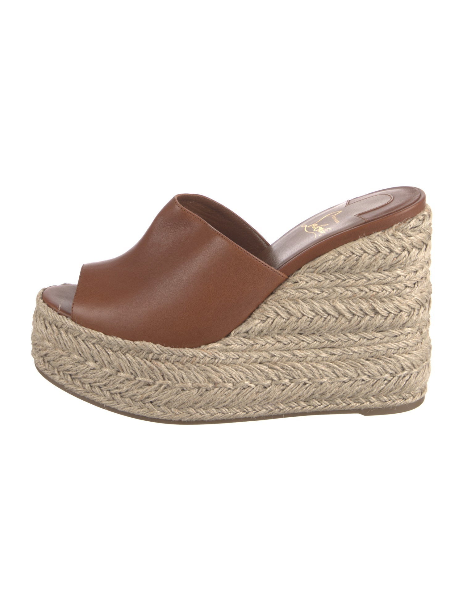 Christian Louboutin Leather Espadrilles