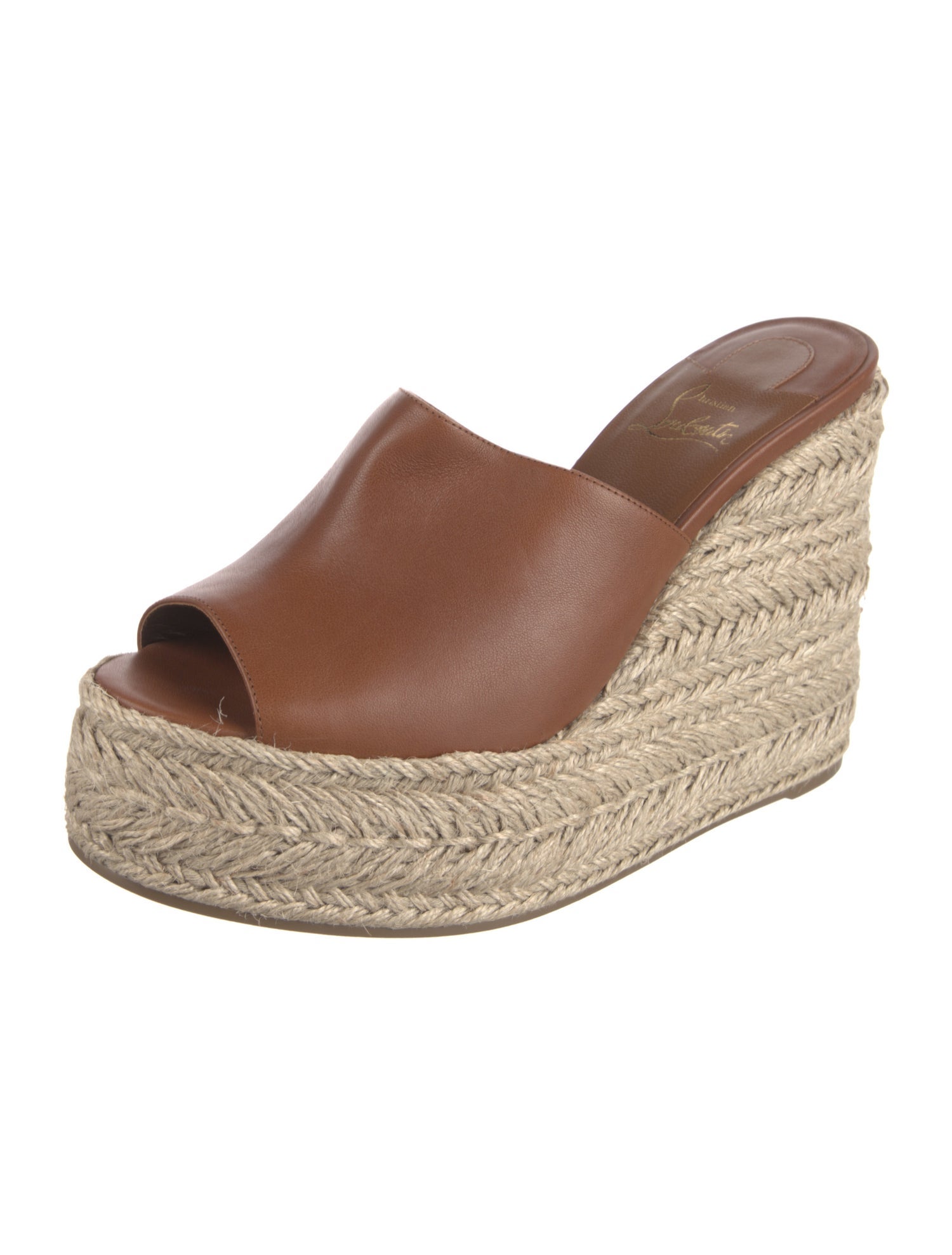 Christian Louboutin Leather Espadrilles