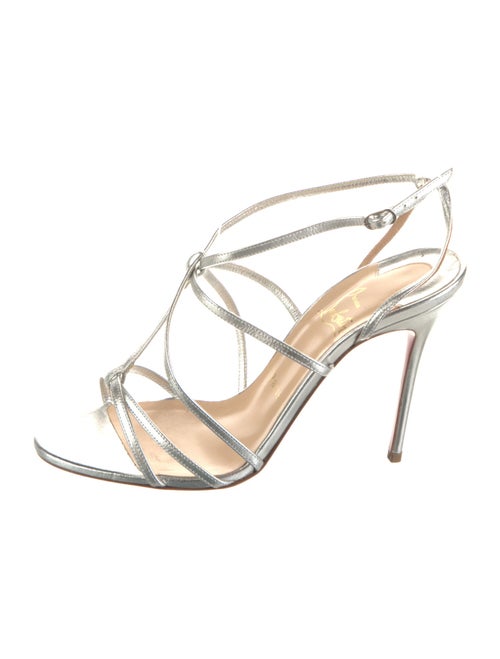 Christian Louboutin Leather Slingback Sandals
