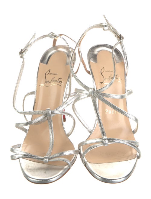 Christian Louboutin Leather Slingback Sandals