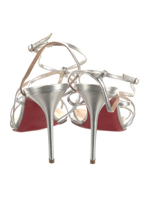 Christian Louboutin Leather Slingback Sandals
