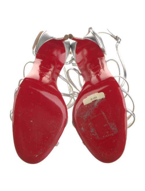 Christian Louboutin Leather Slingback Sandals