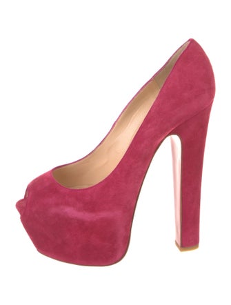 Christian Louboutin Suede Pumps