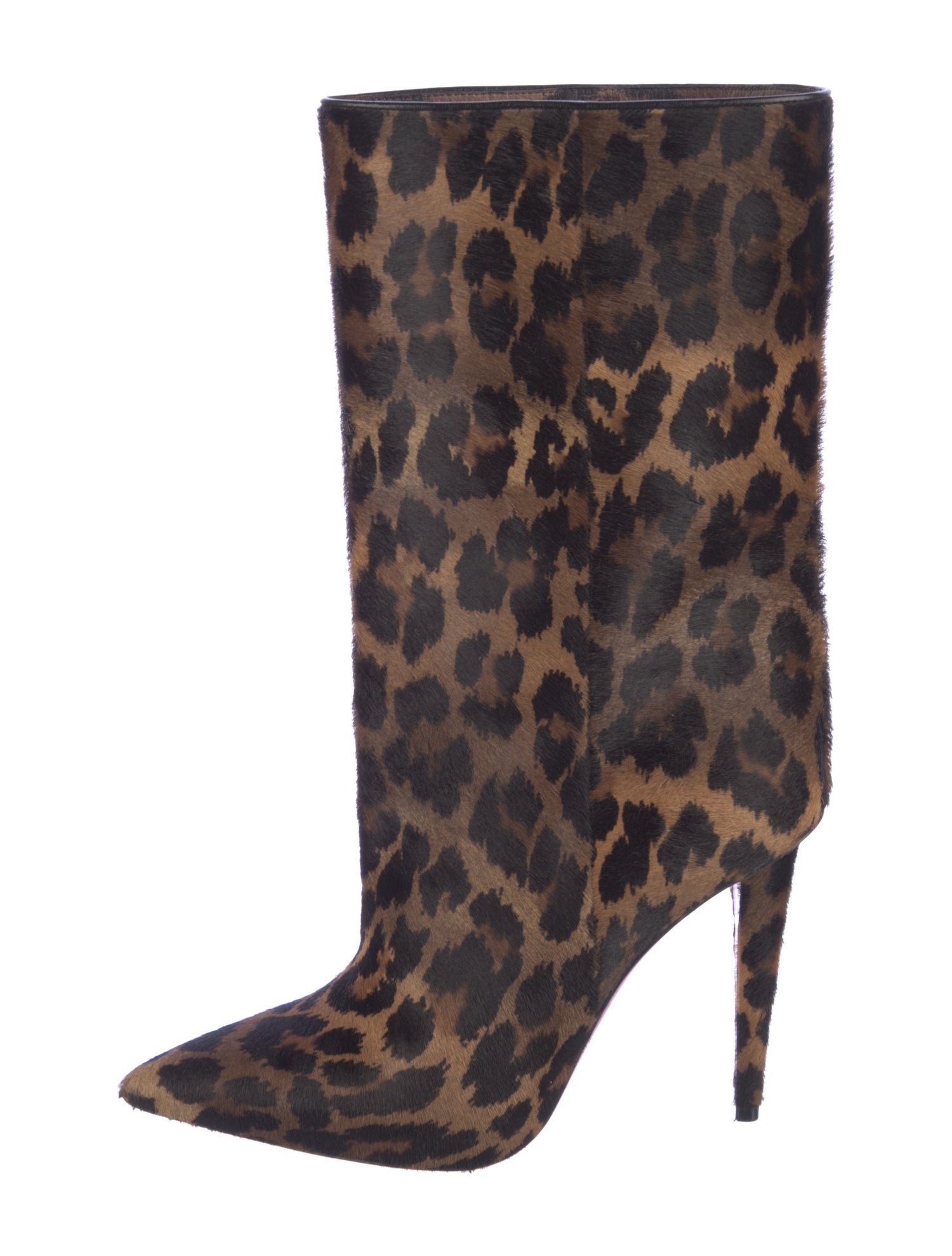 Christian Louboutin Ponyhair Animal Print Boots