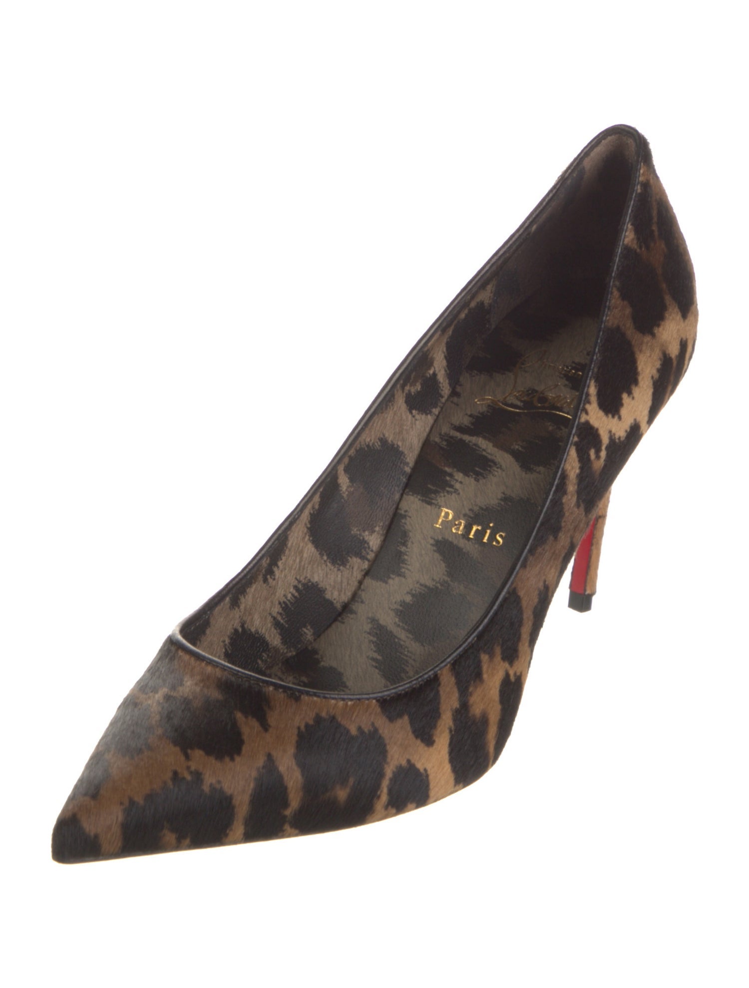 Christian Louboutin Ponyhair Animal Print Pumps w/ Tags