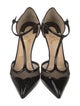 Christian Louboutin Mrs. Early Patent Leather T-Strap Pumps