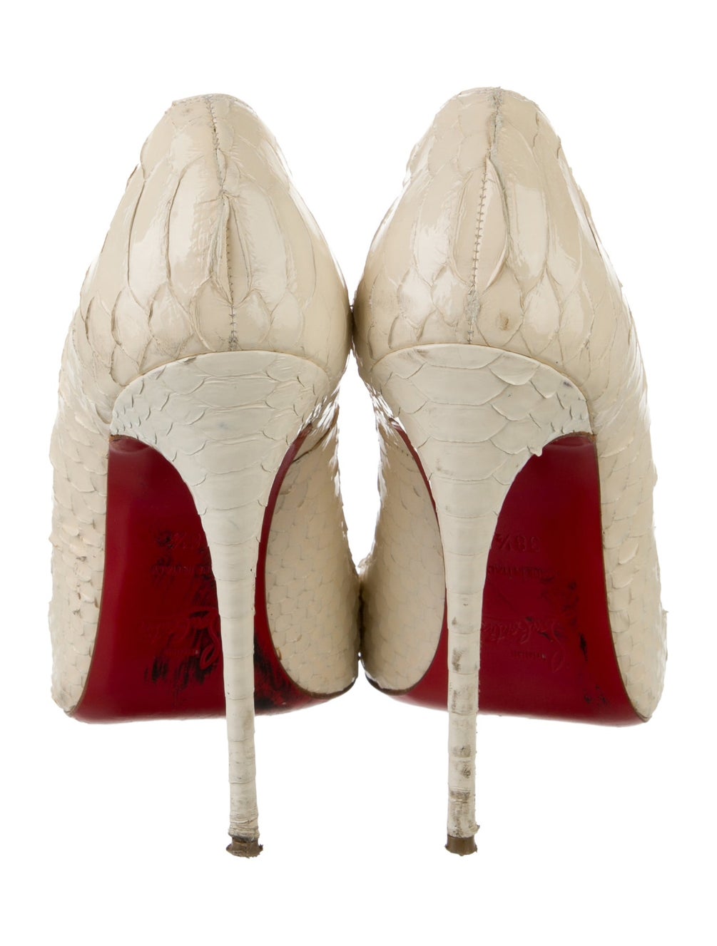 Christian Louboutin Python Pumps - Neutrals Pumps, Shoes - CHT501666 ...