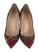 Christian Louboutin Spike Accents Ponyhair Pumps