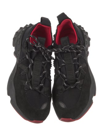 Christian Louboutin Spike Accents Suede Sneakers
