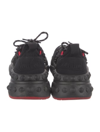 Christian Louboutin Spike Accents Suede Sneakers