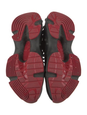 Christian Louboutin Spike Accents Suede Sneakers