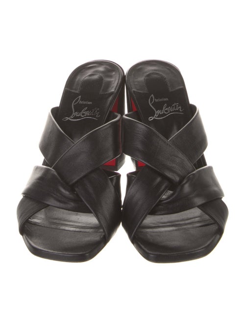 Christian Louboutin Leather Slides