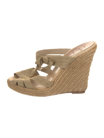 Christian Louboutin Bow Accents Espadrilles