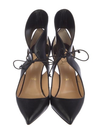 Christian Louboutin Leather D'Orsay Pumps