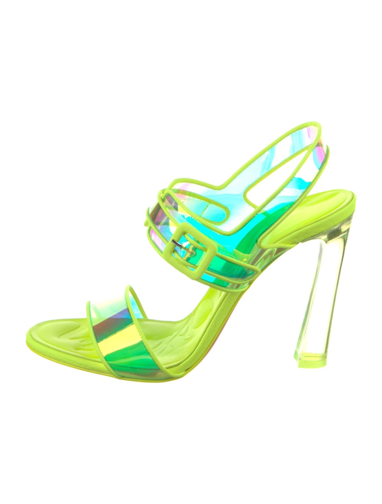 Christian Louboutin Leather Slingback Sandals w/ Tags