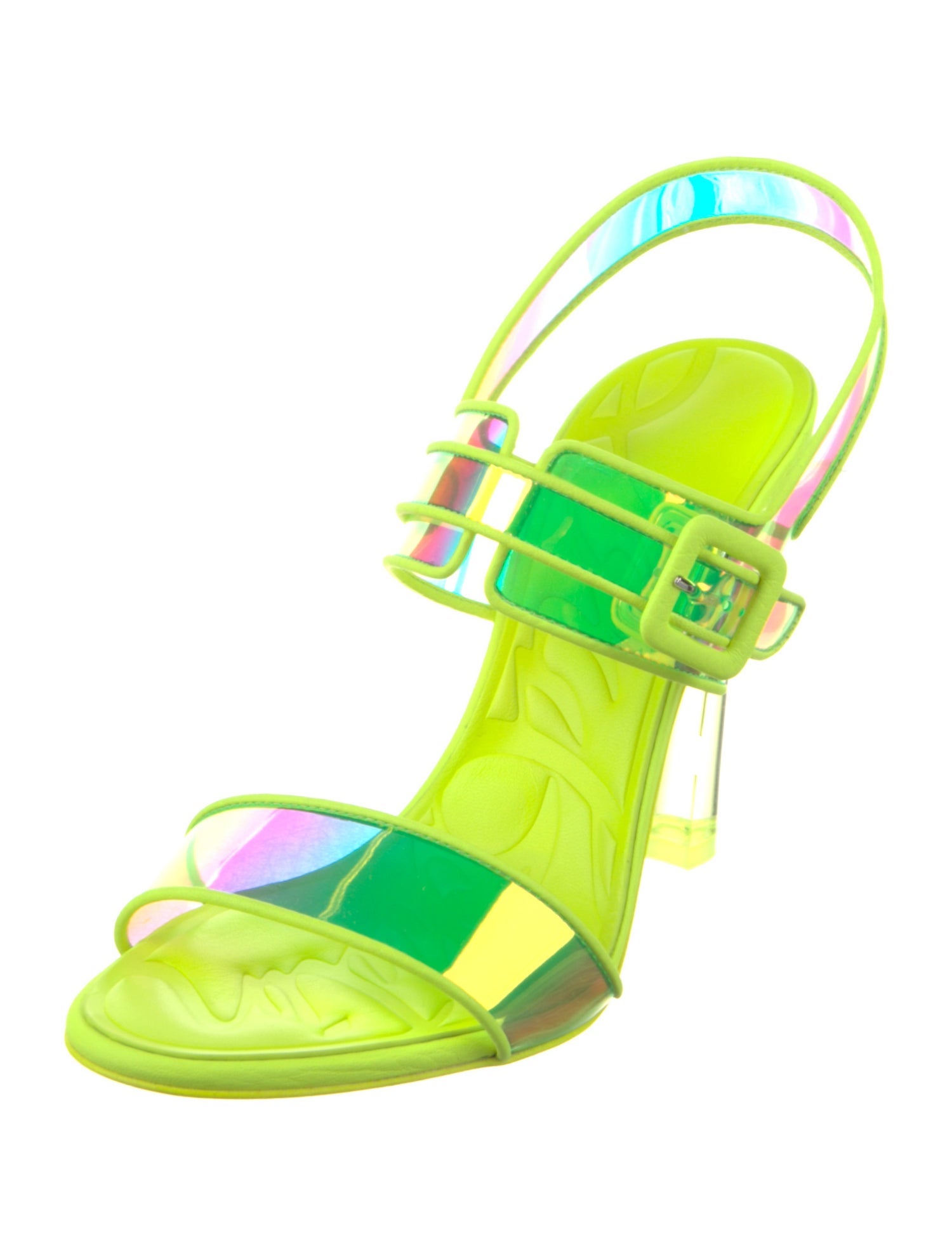 Christian Louboutin Leather Slingback Sandals w/ Tags