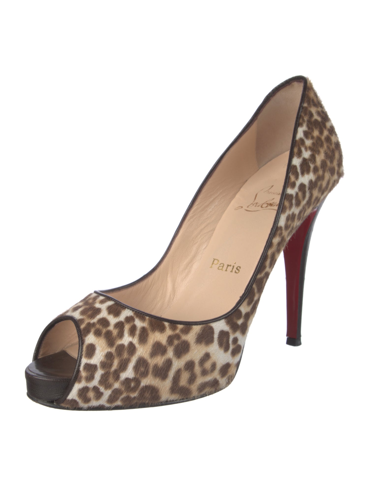 Christian Louboutin Ponyhair Animal Print Pumps